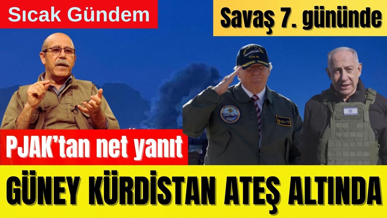 🔴 SAVAŞ 7. GÜNÜNDE: ROJHİLAT ATEŞ ALTINDA, TRUMP KÜRTLERE ÇAĞRI YAPTI