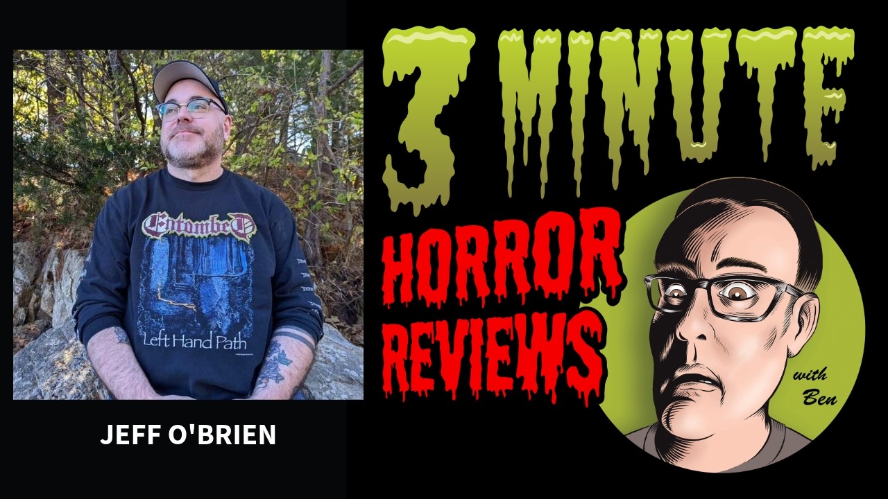 Horror Novelist and Grindcore Musician Jeff O'Brien (Three Minute Horror Interviews)