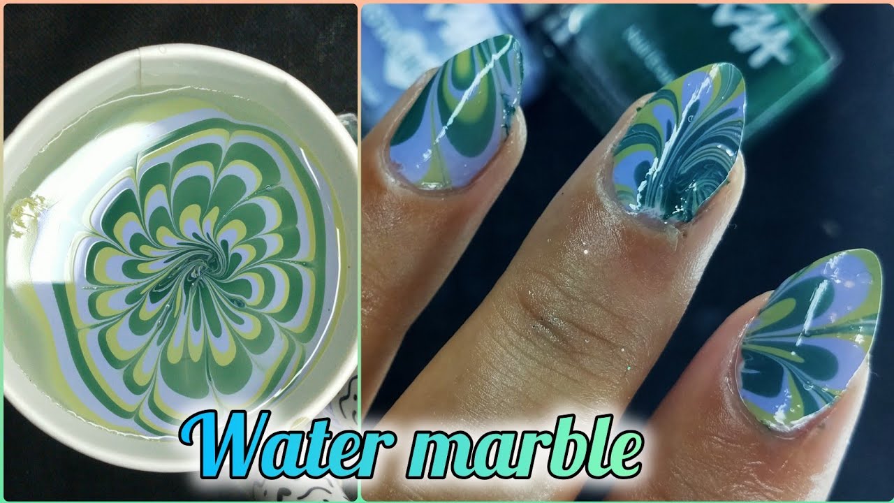 The only Watermarble nail art tutorial you need ✨||Watermarble nail art