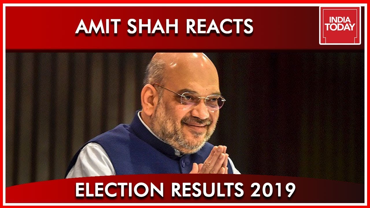 Amit Shah Sends His Wishes To The People Of The Country And BJP Workers| Results 2019