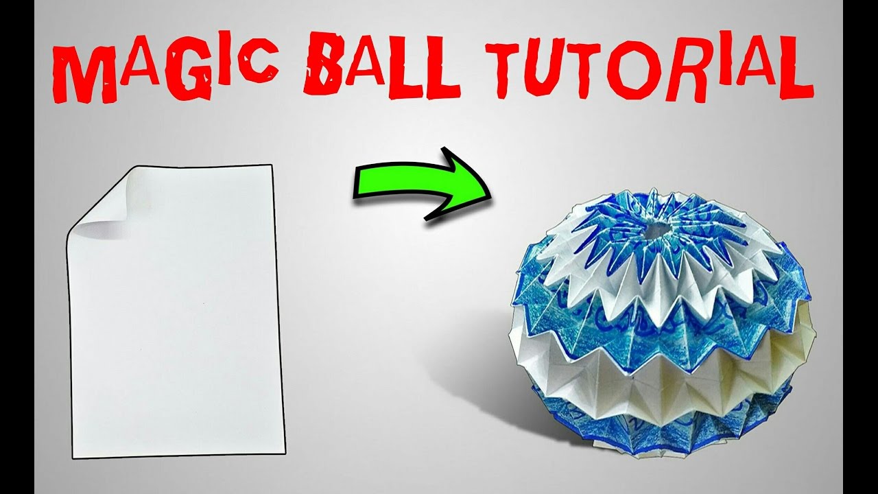 ORIGAMI MAGIC BALL TUTORIAL: PART 1