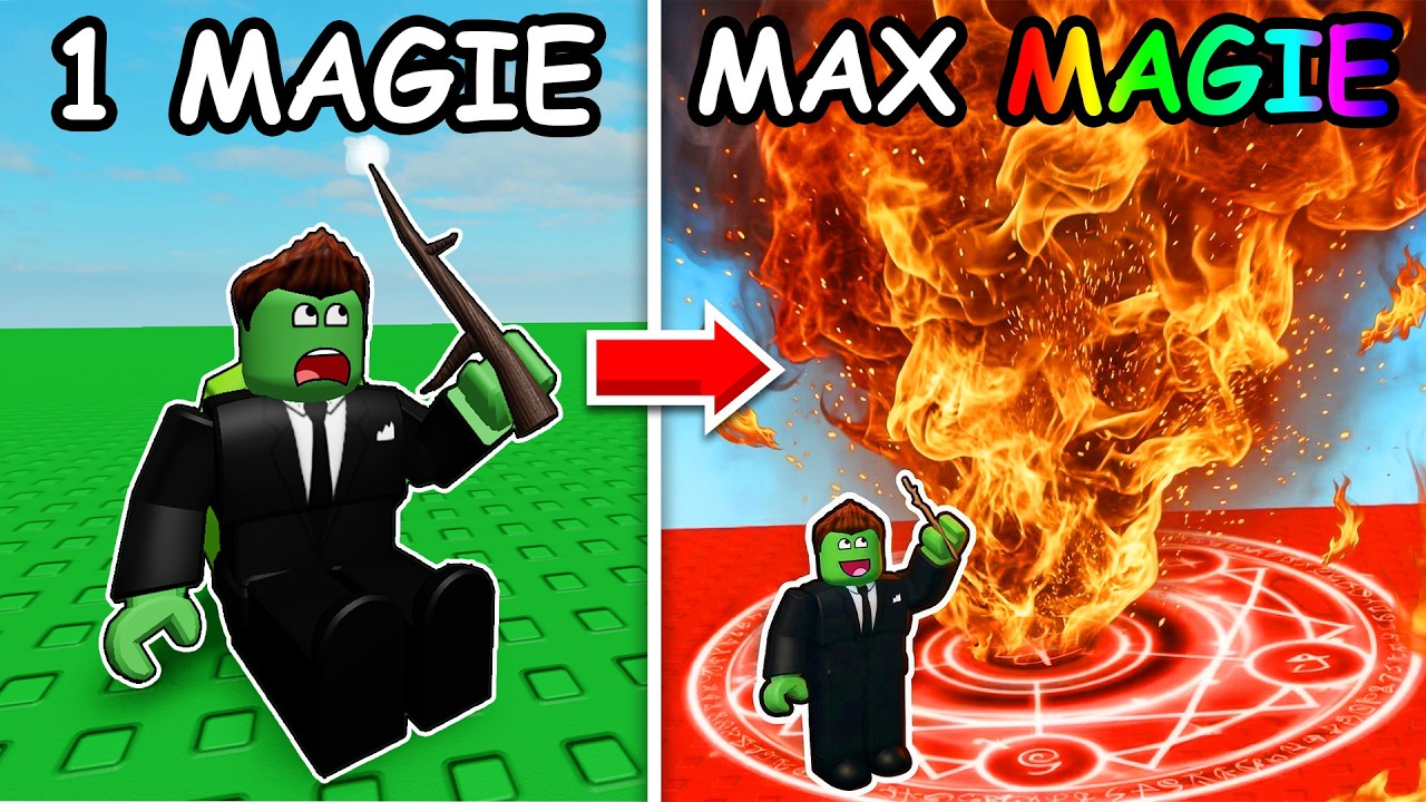 1 MAGIE vs MAX MAGIE in Roblox!