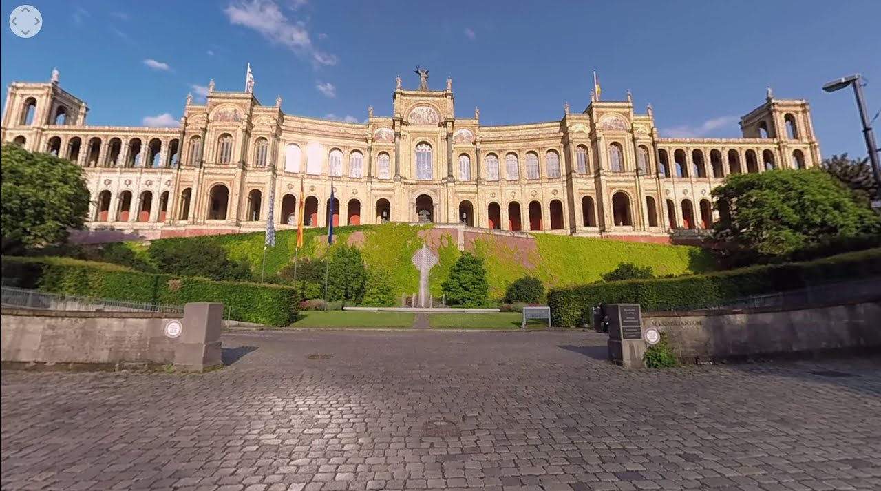 360 Grad Video: M&uuml;nchen Maximilianeum, Bayerischer Landtag
