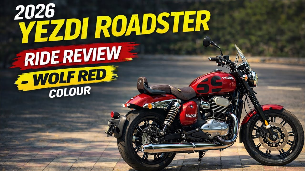 2026 Yezdi Roadster Ride Review | Wolf Red Colour | Real World Ride Experience