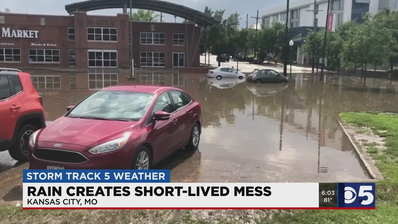 Rain creates short-lived mess in Westport