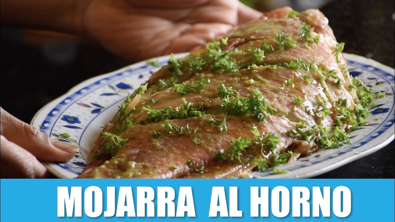 Mojarra al horno - FÁCIL Y DELICIOSA