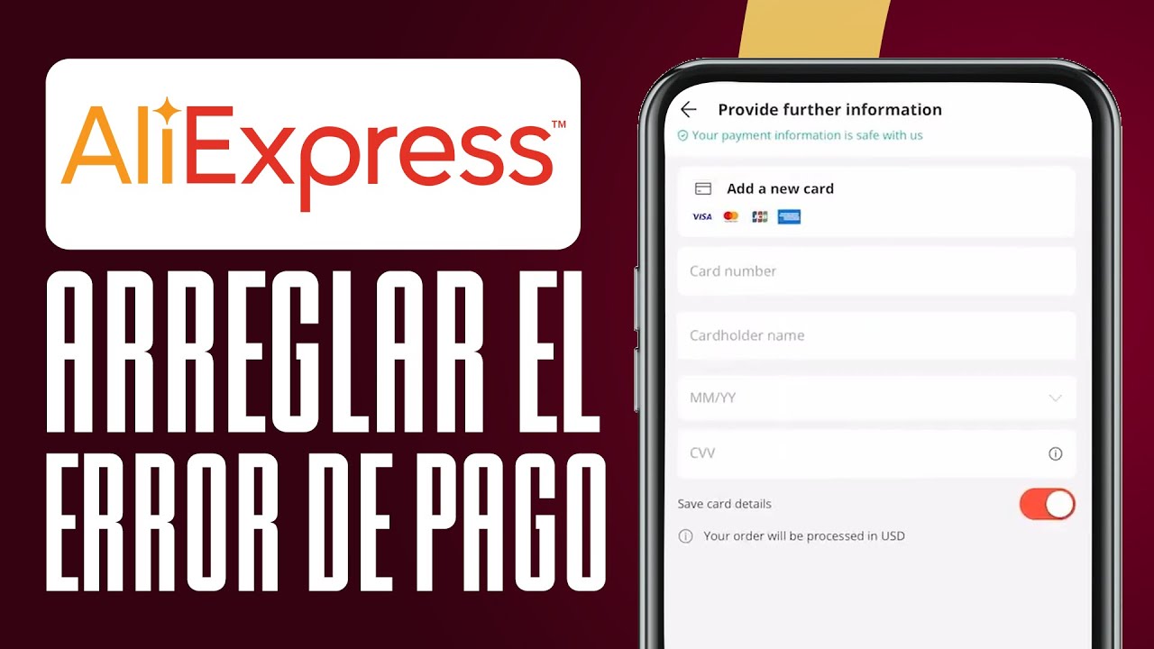 C&oacute;mo Arreglar el Error de Pago en AliExpress (2024) &iexcl;Soluci&oacute;n para el Problema de Cierre de Orden