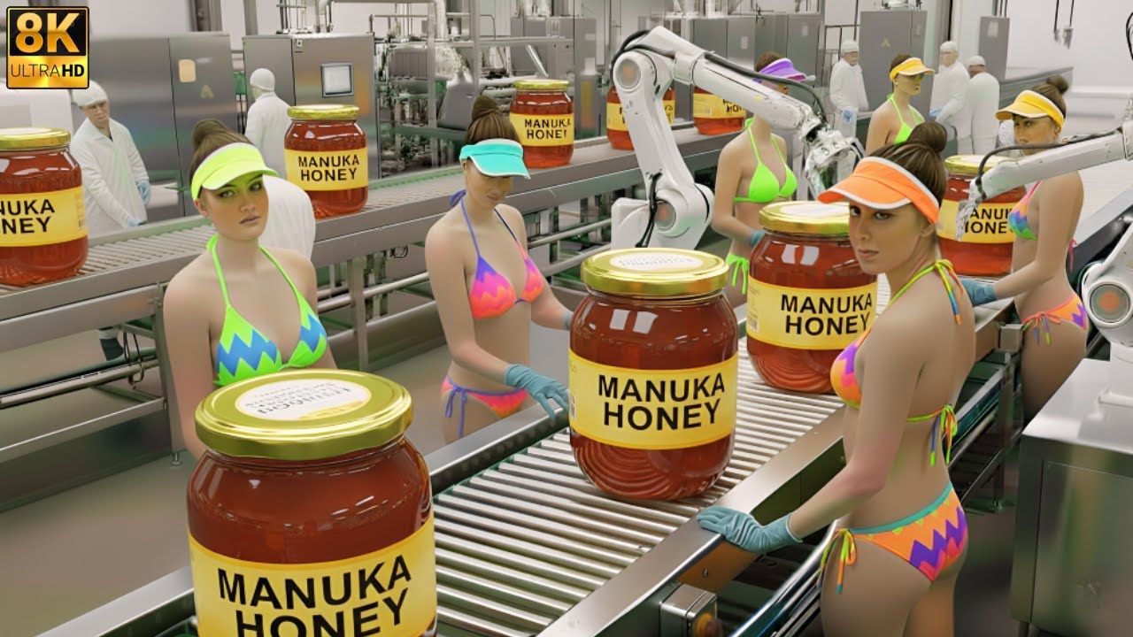Inside the Manuka Honey Factory 🍯 | From Hive to Jar (Full Process)