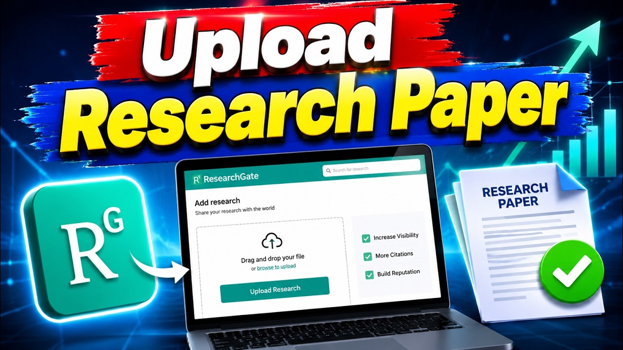 Как загрузить новую исследовательскую работу в ResearchGate