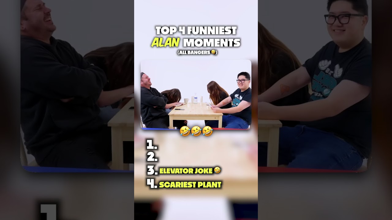 Last one Funniest 🤣 Top 4 Funniest Alan dad jokes 🤣 Part 1 #dadjokes #yeahmad