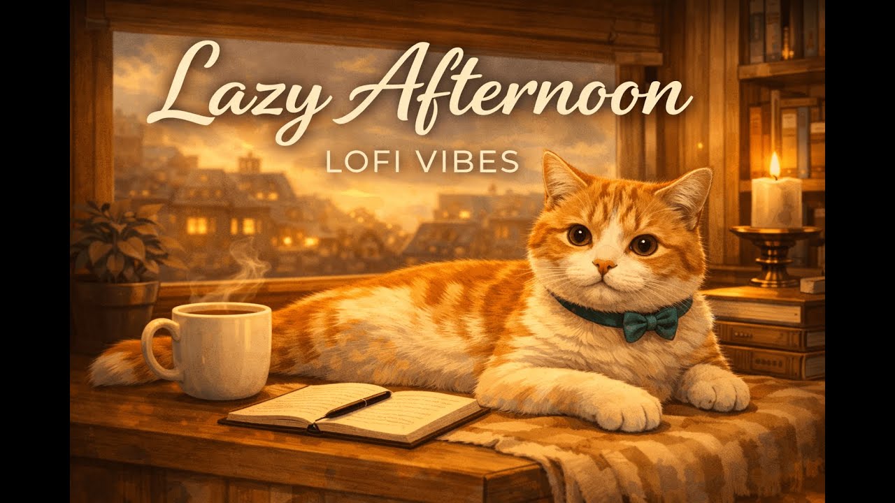 Cozy Cat Lofi 🐾 Warm & Gentle Beats to Relax and Focus
