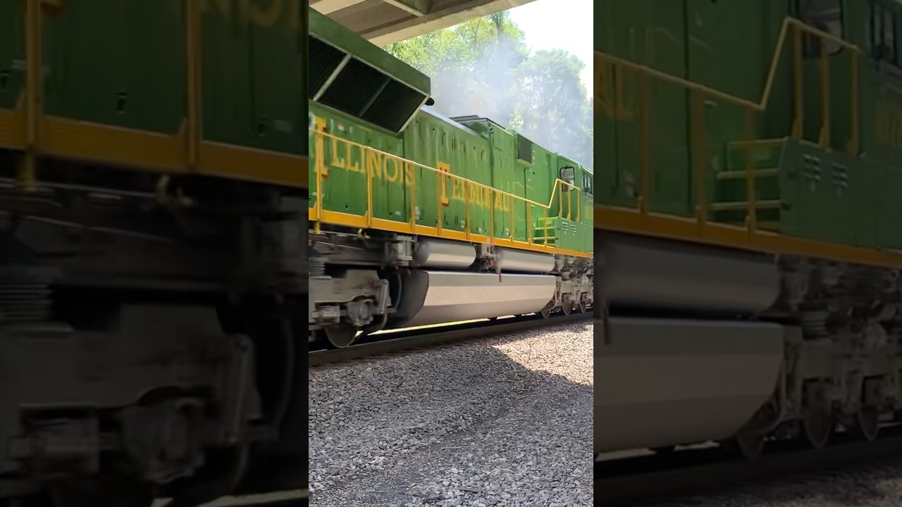 Smoky Locomotive!  Illinois Terminal Heritage Unit, JawTooth shorts