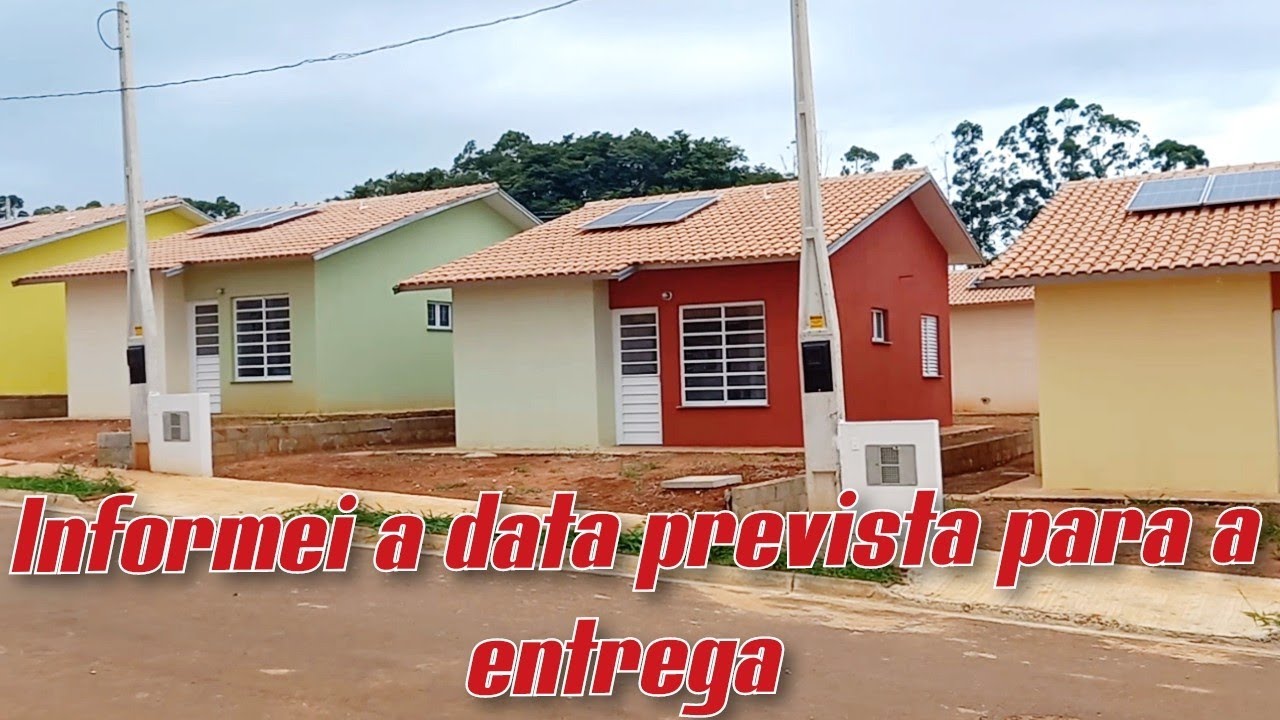 Últimas casas para entrega da  CDHU , bairro Cercadinho em Capela do alto