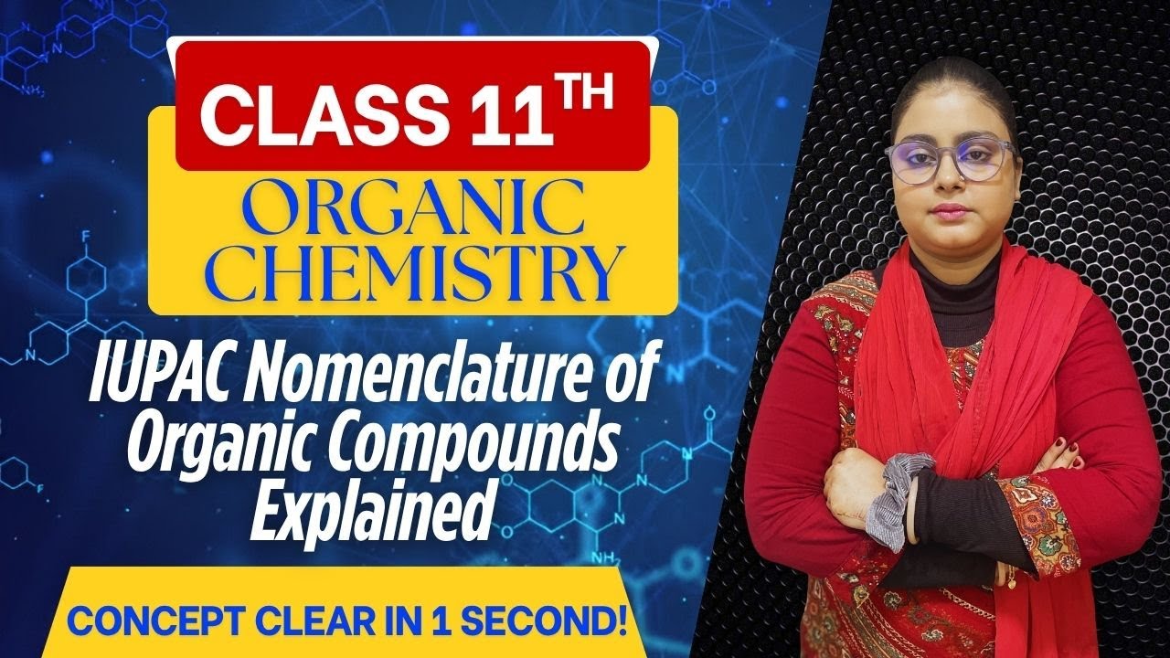 IUPAC Nomenclature of Organic Compounds - Naming of Organic Compounds - #prefix word root & suffix