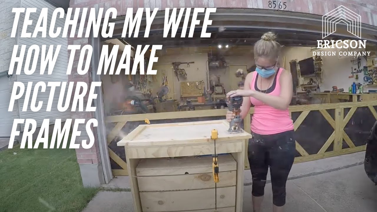 Teaching My Wife | How To Build Wood Frames For Her Puzzles