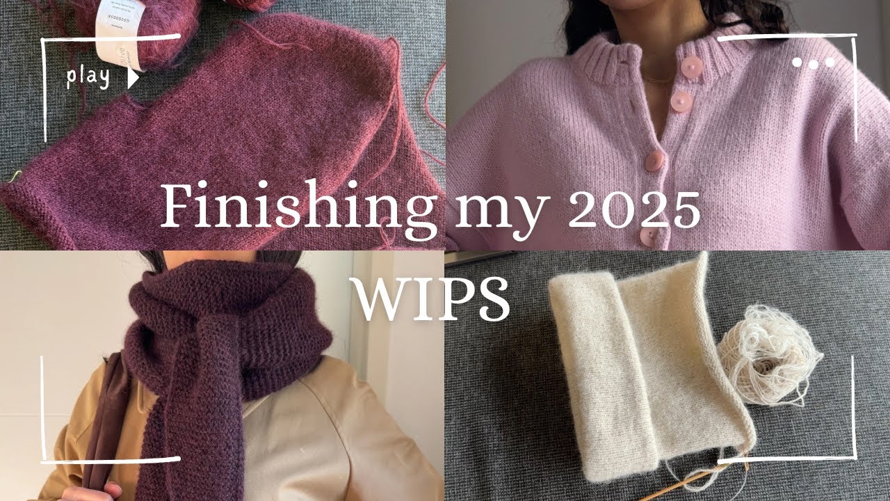 Attempting to Finish All My 2025 WIPs… Will I Make It?