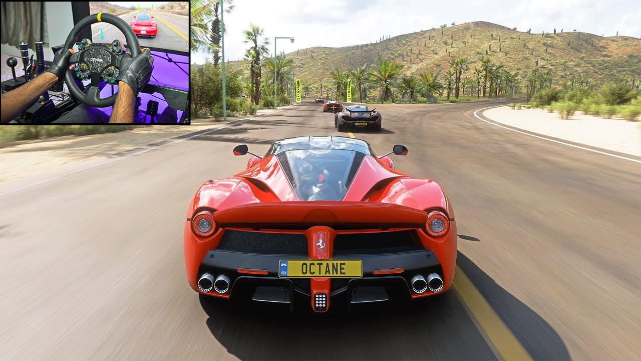 Ferrari LaFerrari vs Hyper Cars in Forza Horizon 5 | MOZA R12 Gameplay