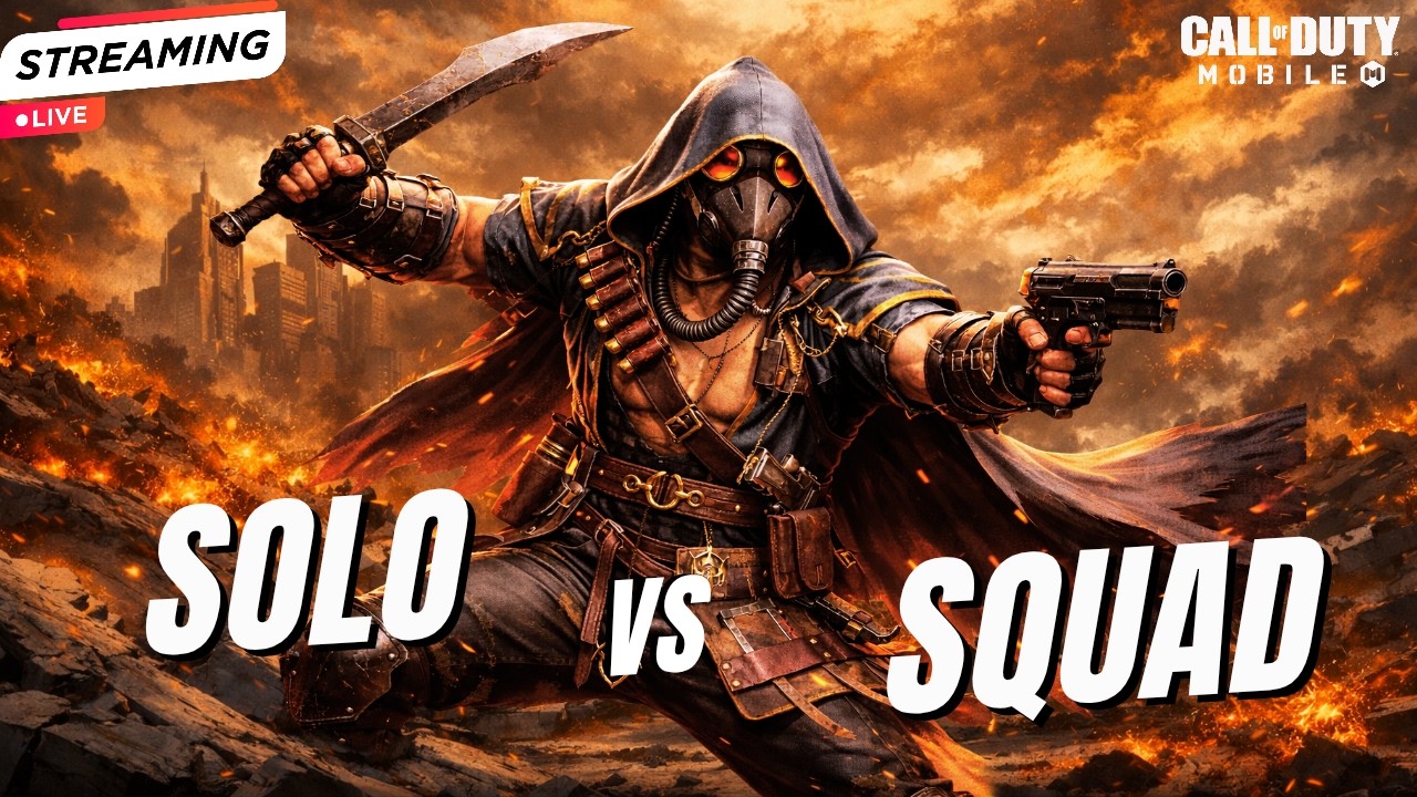 No Teammates Needed🔥 Solo vs Squad Domination LIVE😈