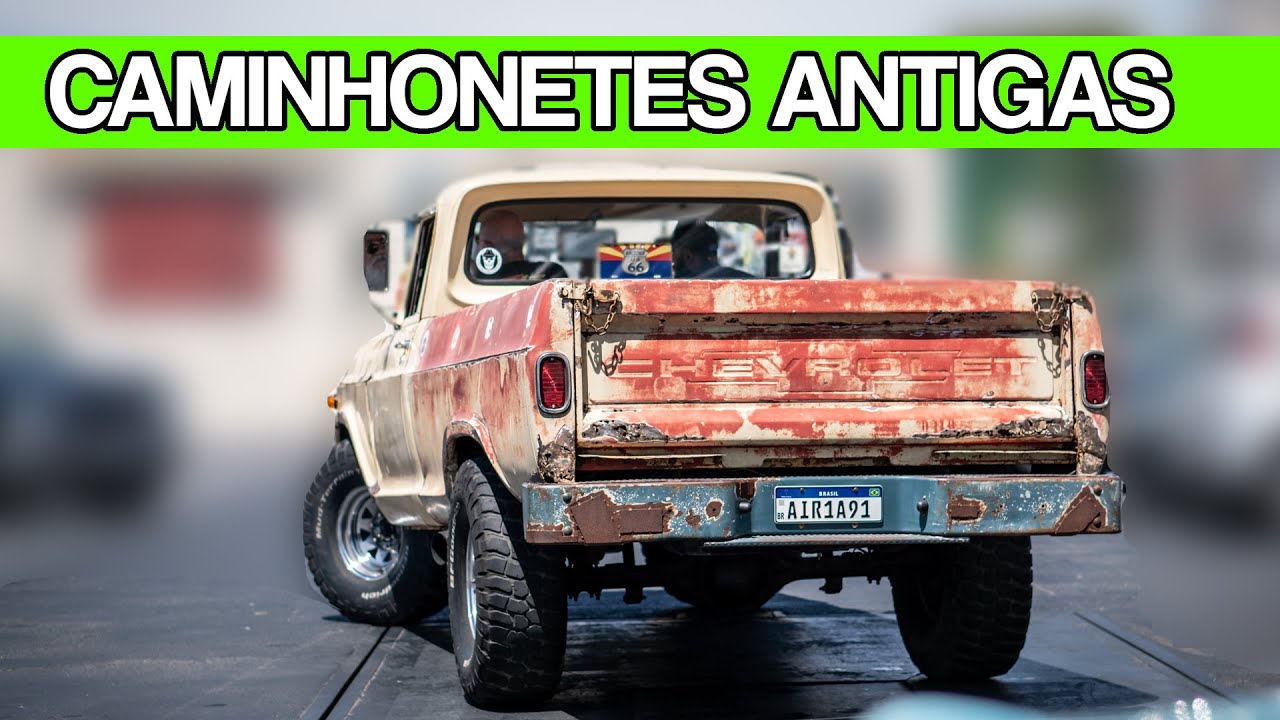 MUITA CAMIINHONETE ANTIGA NO TRUCK MEET