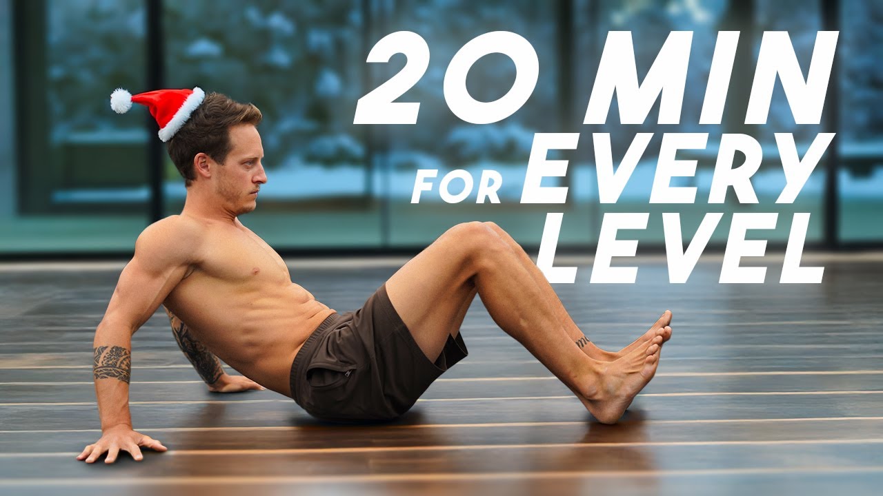 20 Minute Christmas Workout for EVERY LEVEL [Merry Christmas Everybody]