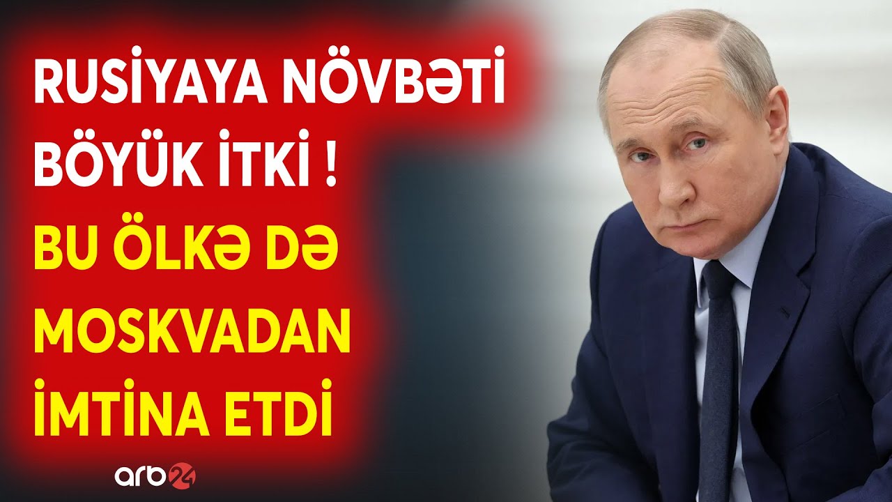 Rusiya MÜTTƏFİQİNİ İTİRDİ - Moskva iqtisadi TƏNƏZZÜLƏ DOĞRU - Neft alışı dayandırıldı...