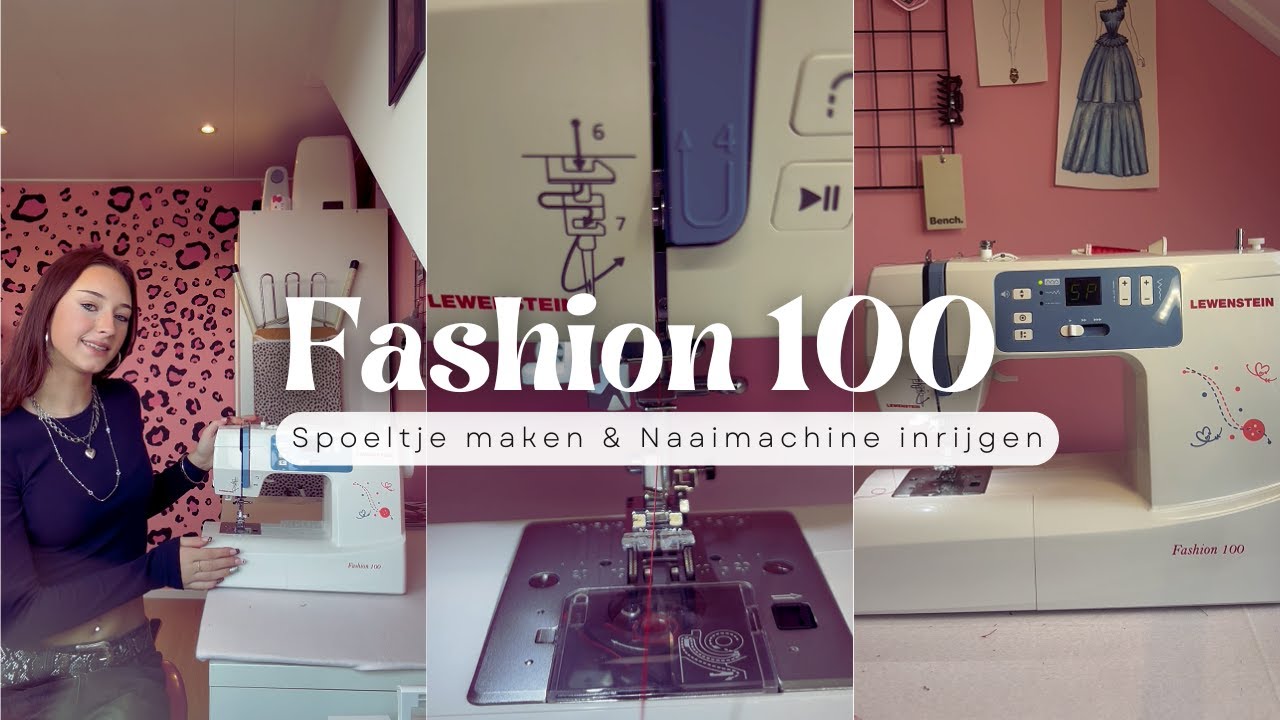 Lewenstein Fashion 100 - Spoeltje maken en machine inrijgen met Norah