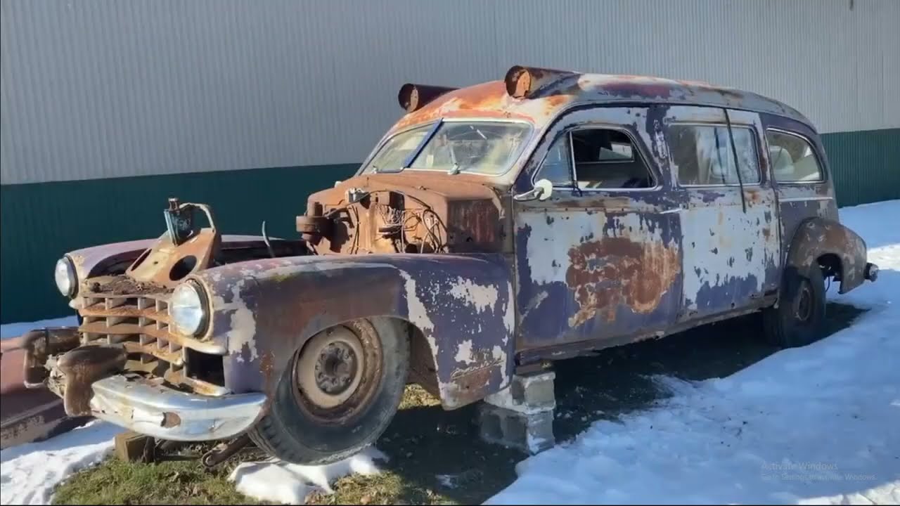 Спасенный Cadillac Meteor 1948 года | В амбаре нашли машину скорой помощи, восстановленную спустя...