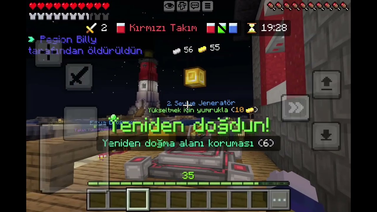 Minecraft The Hive Server bedwars gameplay #2