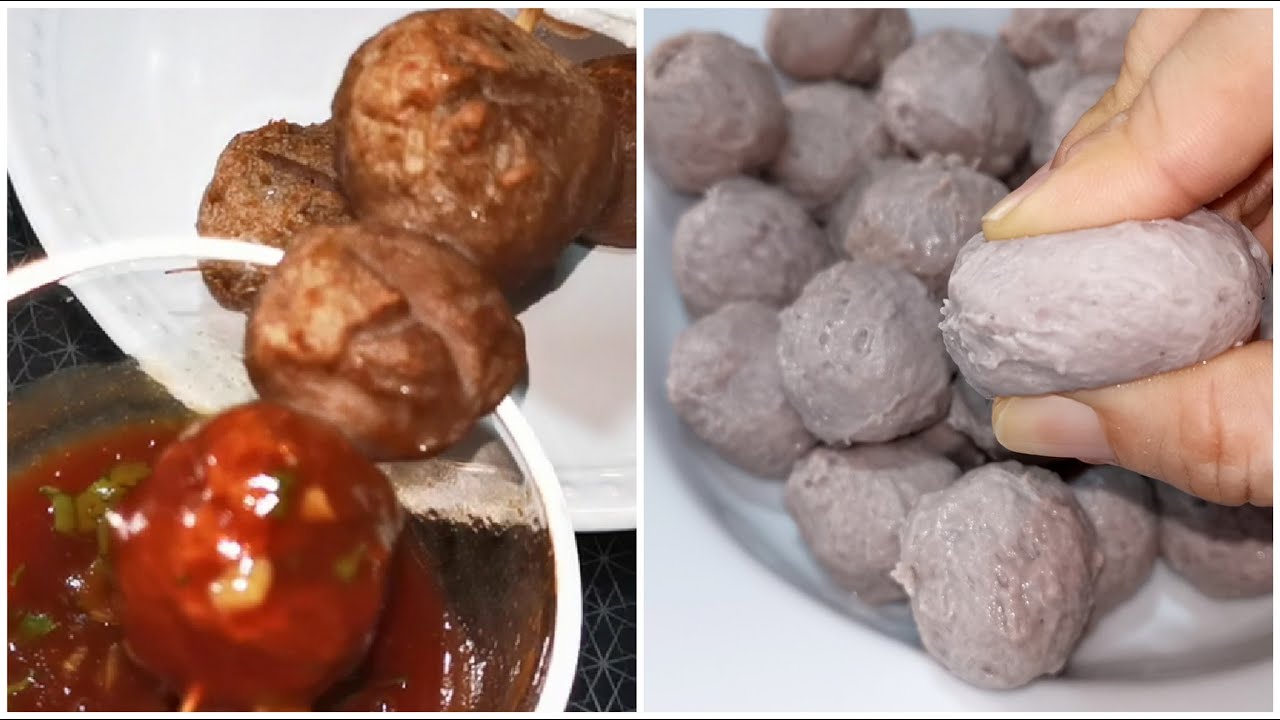 How to make Springy and bouncy Beef meatballs, Lao/Thai meatballs / 怎样做Q弹牛肉丸子