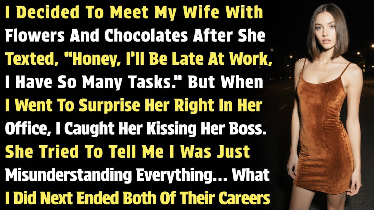 I Decided To Meet My Wife With Flowers And Chocolates After She Texted, “Honey, I’ll Be Late At…