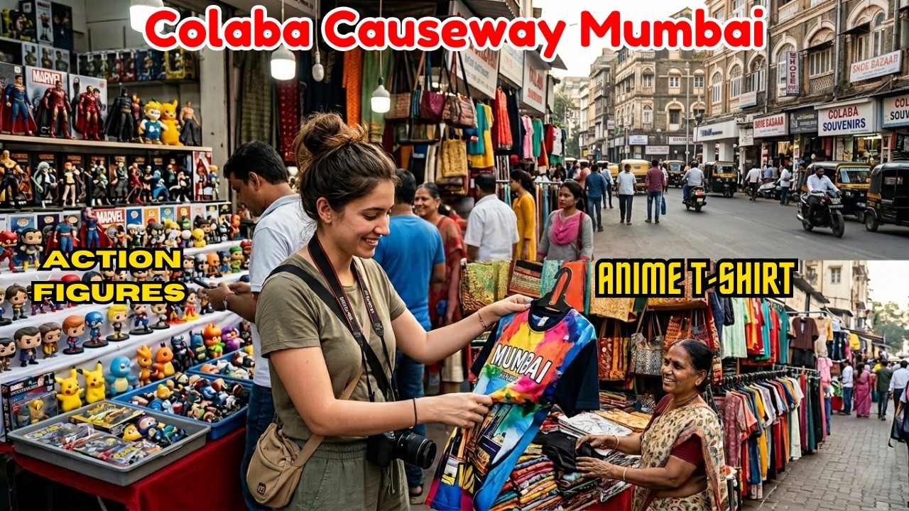 Cheapest Shopping in Mumbai? Colaba Causeway Market Tour 🛍️ | Hidden Gems Revealed!
