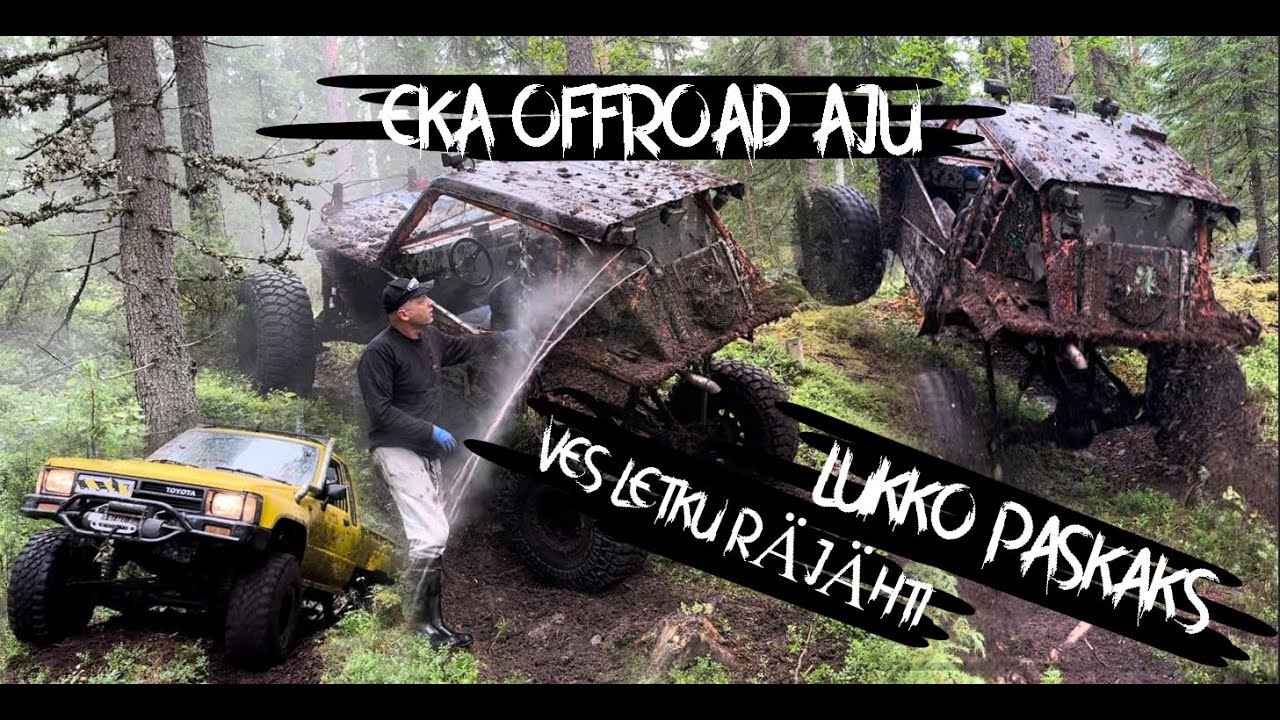 EKA OFFROAD VIDEO *LUKKO PASKAKS+VESLETKU RÄJÄHTI*