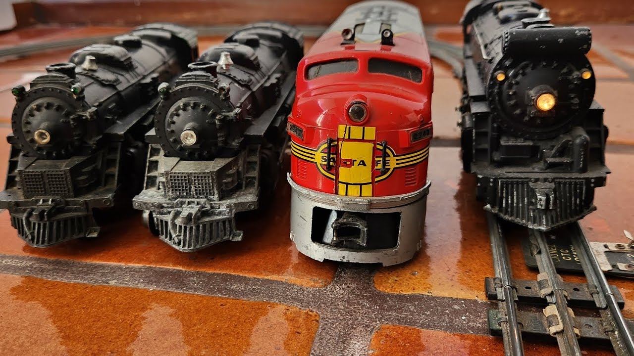 TRENES LIONEL LOCOMOTORAS 2037, 2026, 665 Y SANTA FE