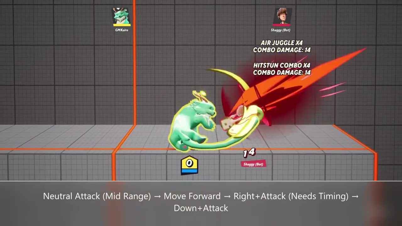 Reindog - Ptoo (Mid Range) & Tail Swipe Basic [MultiVersus Combo]
