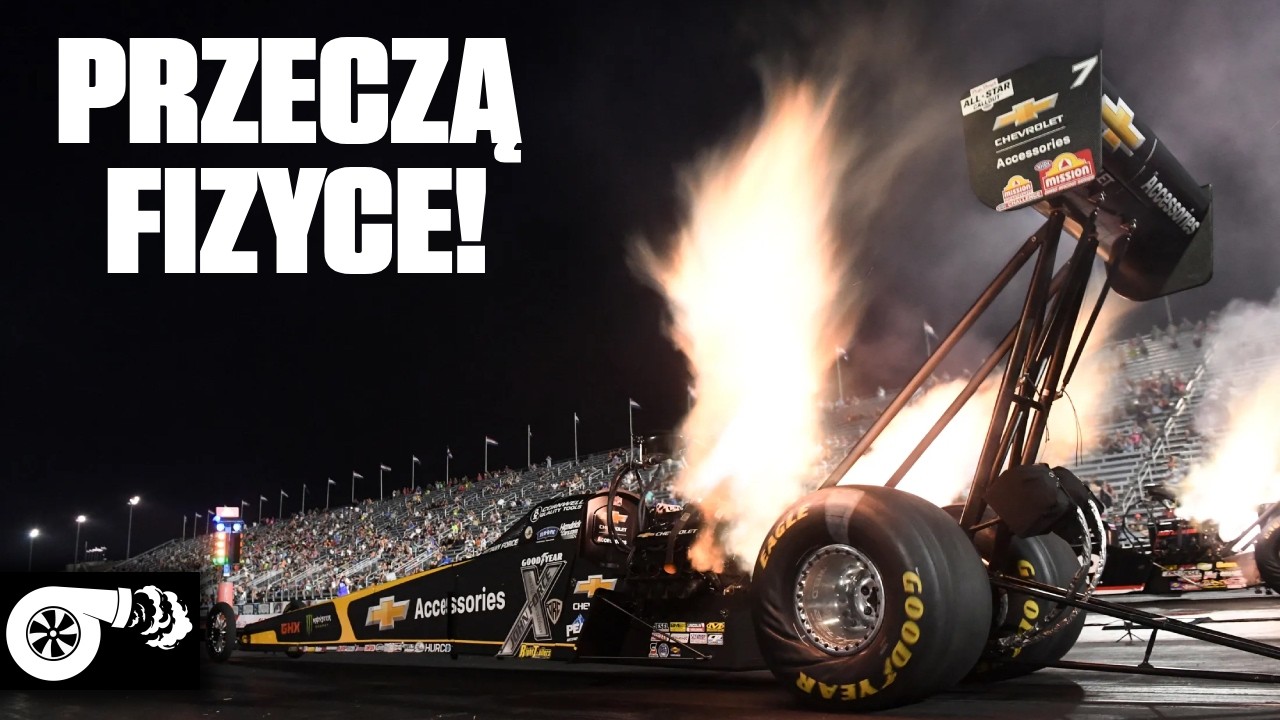 ABSTRAKCJA! 500 km/h w 4 sek! Jak działają Dragstery Top Fuel?