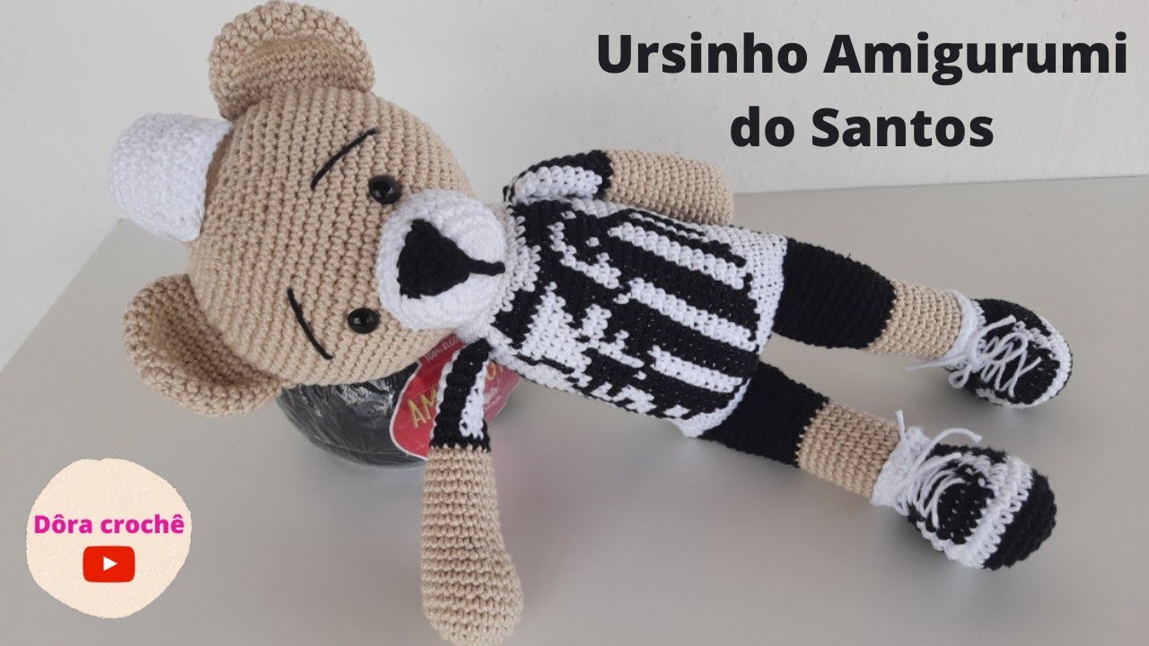 Ursinho do Santos em Amigurumi