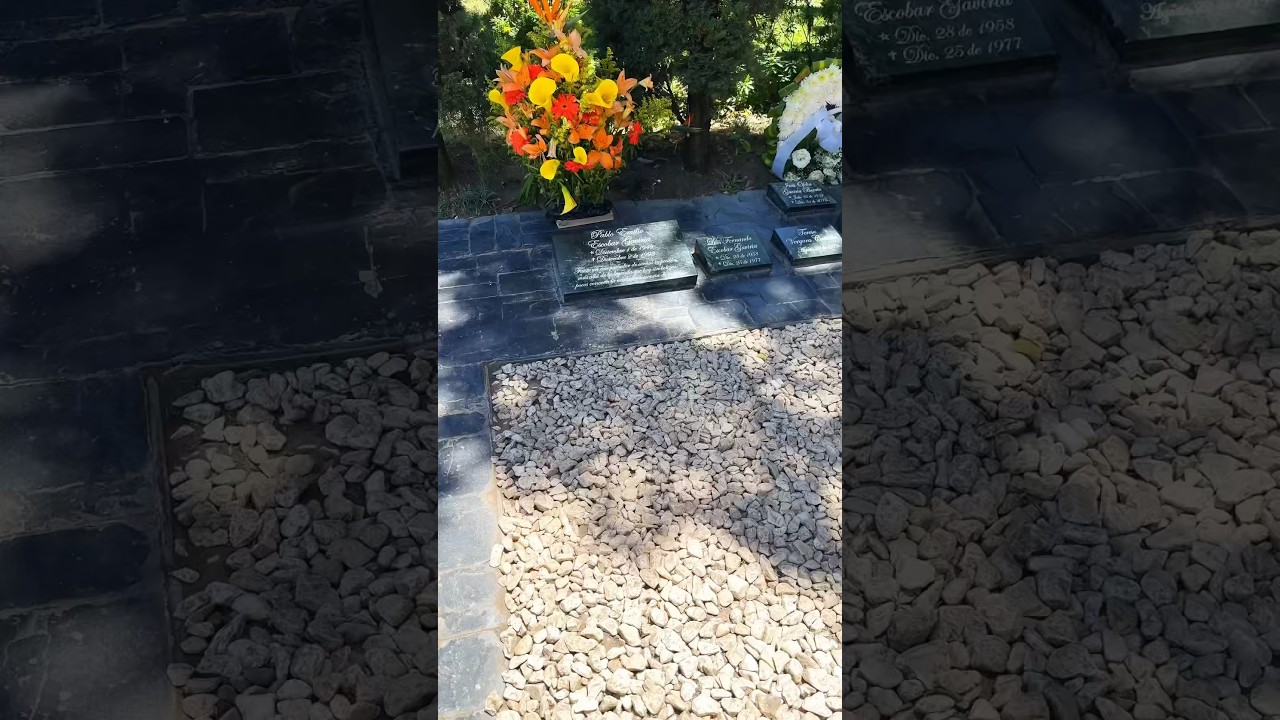 Pablo Escobar tomb not as I expected #tombstone #pabloescobar #history #narcos