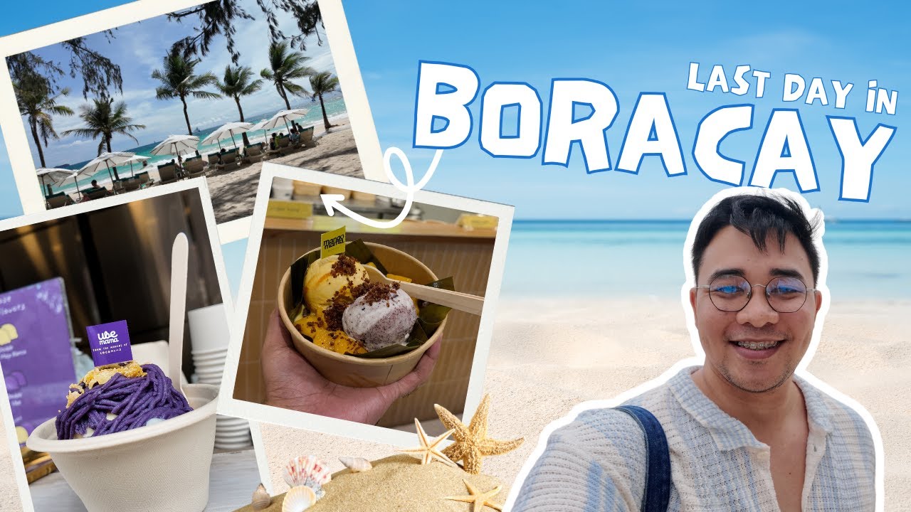 Last day in Boracay | Lime hotel pool + Ube mama review + Mango mama round 2 + flying back to Manila