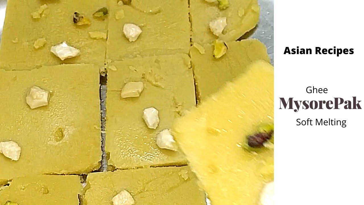 Ghee MysorePak | Besan Flour Sweet | Festival Sweet