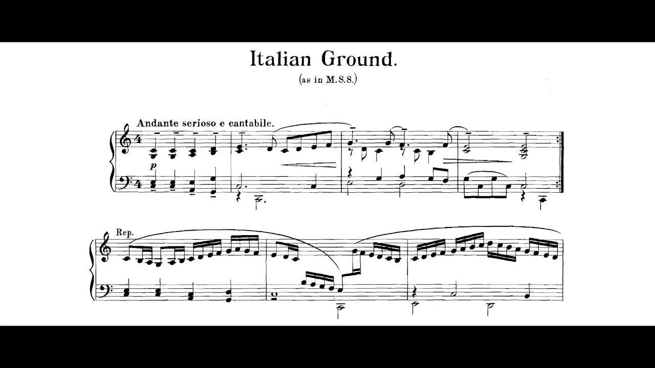 Orlando Gibbons - Italian Ground, Allemande