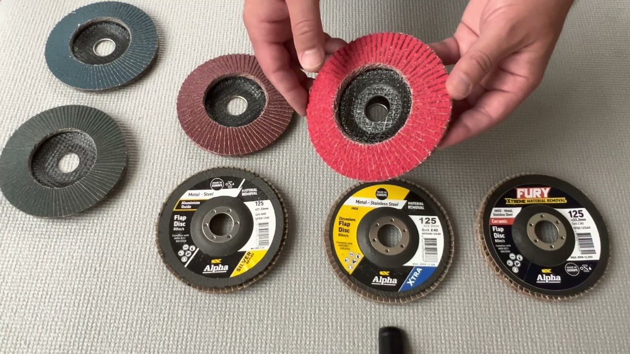 The different types of grinding flap discs and what they are best used for.