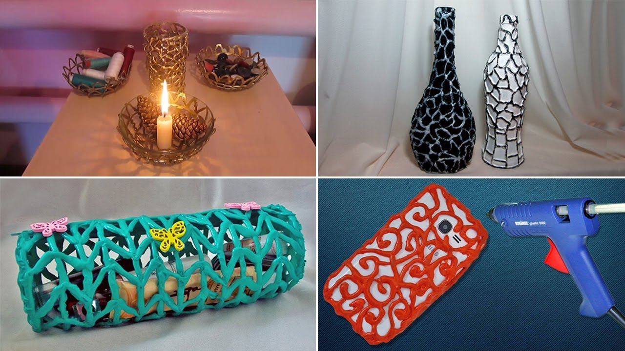 13 ideas for hot glue crafts