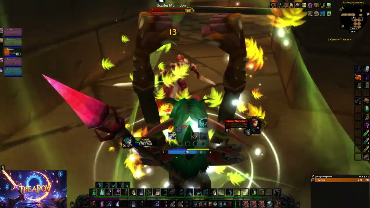 Wow Classic SOD Journey. Roxine the Balance Druid leveling jorney. Relaxing Longplay