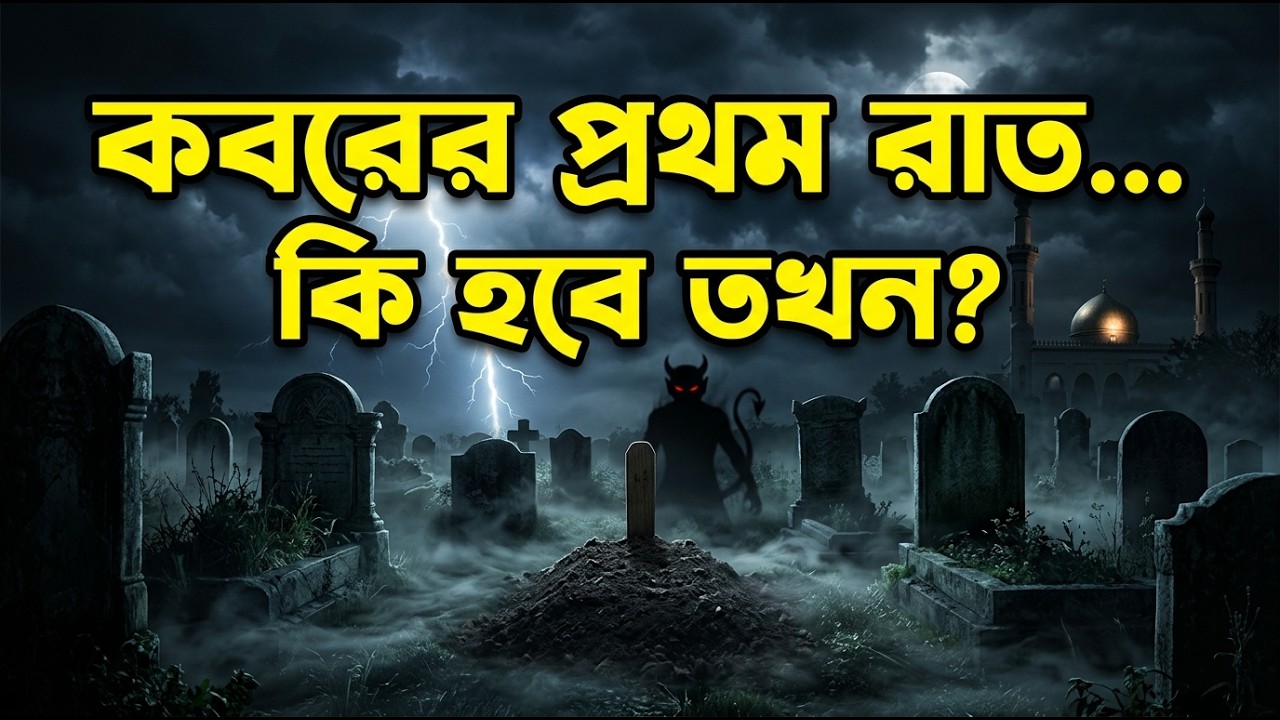 কবরের প্রথম রাত কেমন হবে? শুনলে আপনার হৃদয় কেঁপে উঠবে…
