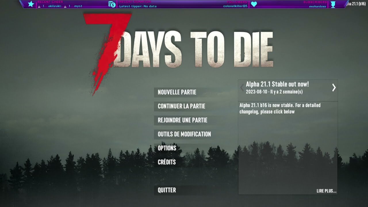 [7 Days To Die] ep2 🟡 Saison 2 de nôtres serveur PC🔴 Build / Quêtes / !discord 🟣Sans Pub�