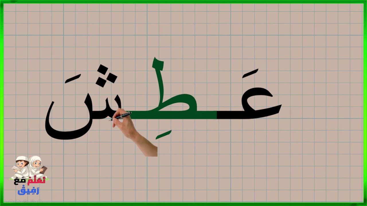 arabic_alphabet تعلم قراءة كلمات ثلاتية مع الحركات لااطفال