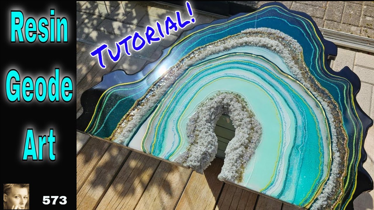 Resin Geode Art *Step by Step* Tutorial!