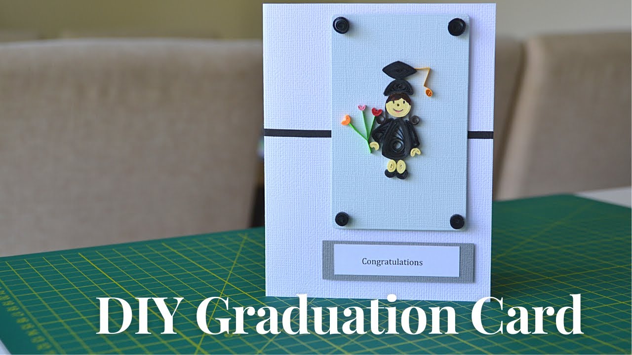 GRADUATION CARD | quilling Graduation Card | Congratulations Card | Step by Step Tutorial