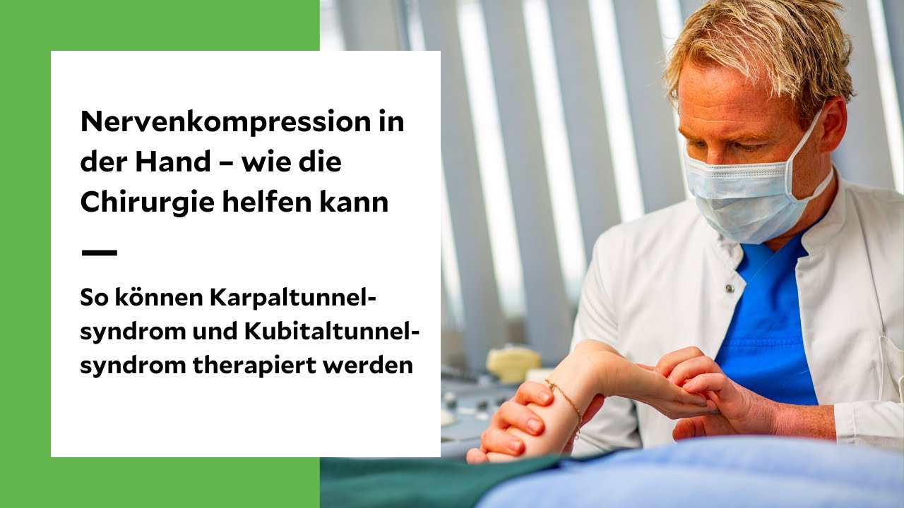 Karpaltunnelsyndrom und Kubitaltunnelsyndrom – wie die Handchirurgie helfen kann