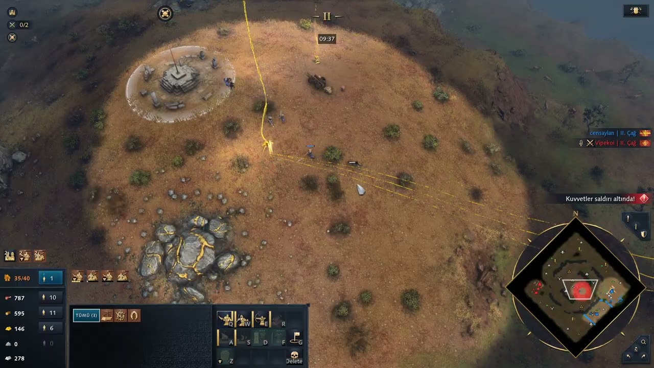 S12E024 Platin 1v1 Sıralı Oyun #aoe4 - MAKEDON vs Çin - Tepenin kralı kimmiş?